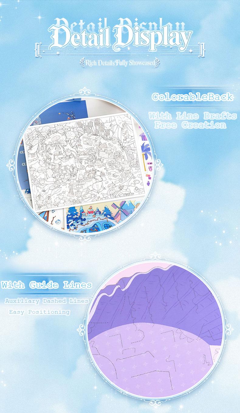 Seasonal Sanctuary Series – 3D Scene Sticker Kit,DIY Fantasy Diorama for Journaling & Scrapbooking,Cottagecore Aesthetic Gift for Women & Girls,PET Sticker Set