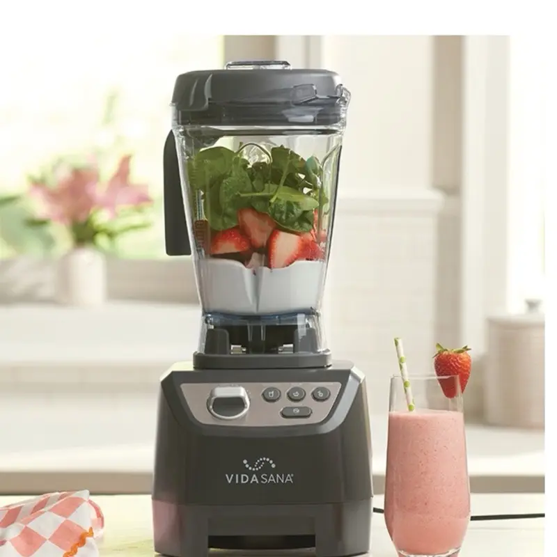 VidaSana High-Performance Blender for Smoothies & Shakes with Vaso Licuadora Includes Accessories for Easy Cleaning Smoothie Machine Drink Mixer Blender