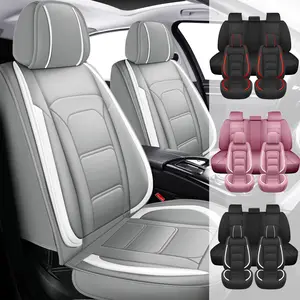 Car Seat Covers, Waterproof Leather 5 Seats Cushion Covers, Universal Fit For Hyundai/Elantra/Tucson/Sonata/Accent/Nissan 2005-2025 2026