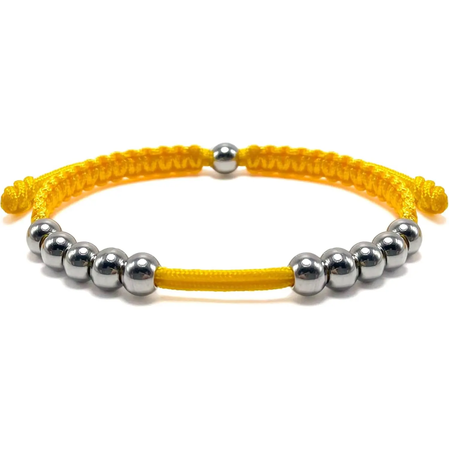 Golf Stainless Steel 10 Beads Score Counter Bracelet, Golf Stroke Count Bracelet, Resizable and Easy to Adjust Golf Round Scoring , Durable and Stylish Golf Accessory