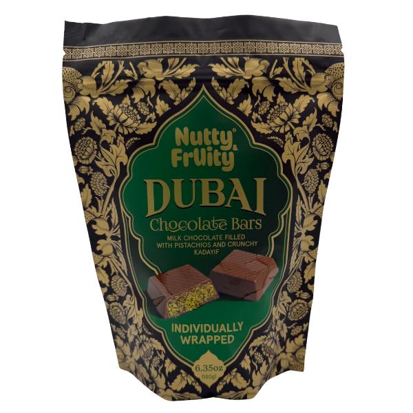Nutty Fruity Dubai Chocolate - Individually Wrapped - 6.35oz