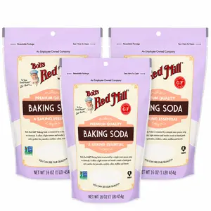 3 Pack Bob's Red Mill Baking Soda, 1 lb (454 g) 1 Pound