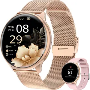 Women's with Call Function, 1.39-Inch HD Full Touch Screen, Blood Oxygen & Heart Rate Monitoring, Fitness Tracker, Fitness Smart Watches, Sports Tracking Smartwatch, Rose Color#smartwatch#valentinesdaygift#giftidea#fashionable