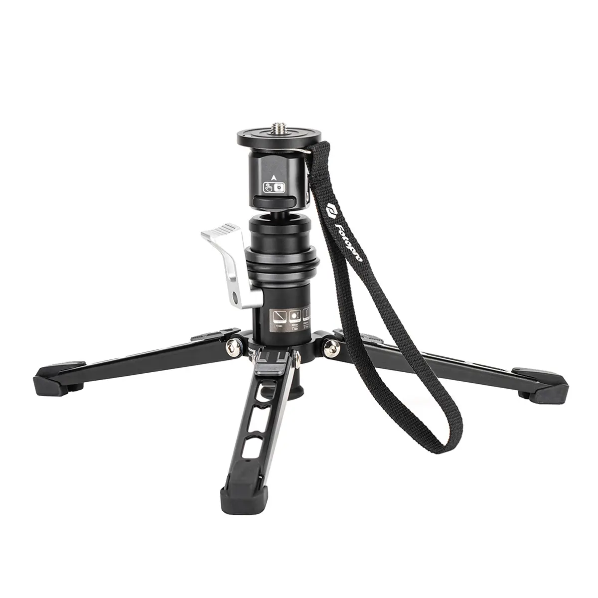 FotoPro X-AIRFLY Mono 4-Section Carbon Fiber 3-In-1 Monopod, Gray, Open Box