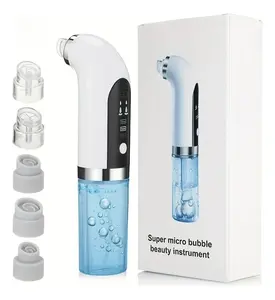 Rechargeable Hydro Blackhead Remover, Water Cycle Pore Vacuum Cleaner with 6 Tips