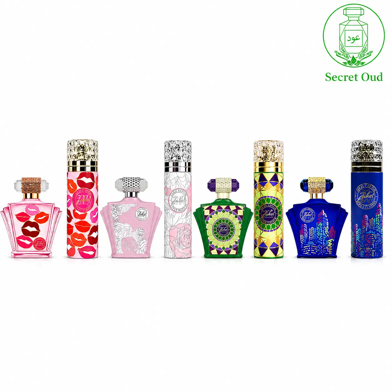 Z19 Perfume + Z40 Perfume + Z25 Perfume + Z7 Perfume + Z19 body spray + Z25 body spray + Z19 body spray +Z7 body spray -- 8 piece bundle
