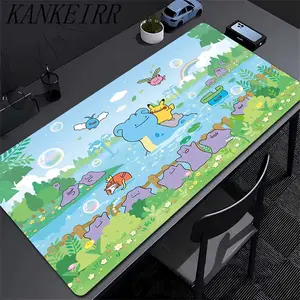 Pink Shape-Shifter Large Gaming Desk Mat - 300x700mm Kawaii Aesthetic Desk Pad