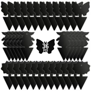 Sticky Trap Fruit Fly and Gnat Trap Sticky Bug Traps Fungus Traps for Indoor/Outdoor ,Insect Catcher for White Flies,Mosquitoes,Fungus Gnats,Lying Insects