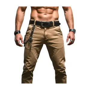 Men's Heavy Duty Wallet Chain Biker Jeans Keychain with Horn Charm & Key Hoop - 25" Long, Antique Silver Metal & Black Leather, Durable Punk Rock Accessory for Bikers & Motorcycle Enthusiasts