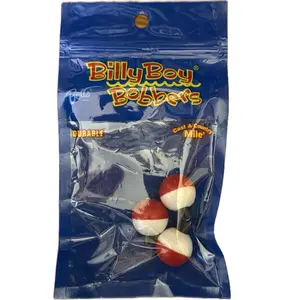 Red and white bobber