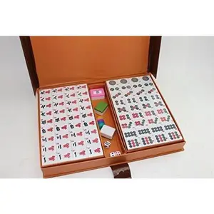 Chinese Filipino Numbered Tiles Mahjong 144 Tiles 1.45" Easy-to-Read Game Set Mah-Jongg, Mah Jongg, Majiang