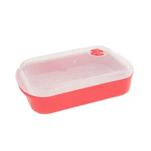 Nordic Ware Microwave Steam Cooker | Easy Veggie & Meal Steaming Bowl | BPA Free Kitchen Container