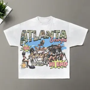 Atlanta Georgia Shirt, Street Style Retro Fashion Short Sleeve Tshirt, Unisex For Shirt, Gift For Fan, Gift For Him, Gift For Her Top Menswear Womenswear