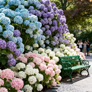 100 blue pink purple hydrangea seeds - stunning perennial flowers for a colorful addition to your garden - hardy plant seeds for gardening enthusiaststs - Easy-to-Grow Variety for Landscape Beautification