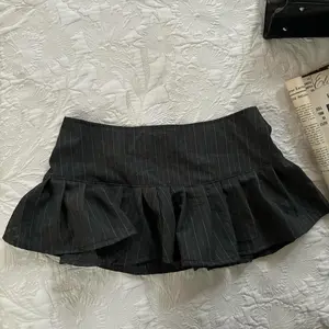 Y2K retro casual chic women's striped skirt pure short zipper A-line skirt tube skirt new fashion summer mini skirt Hot Girl