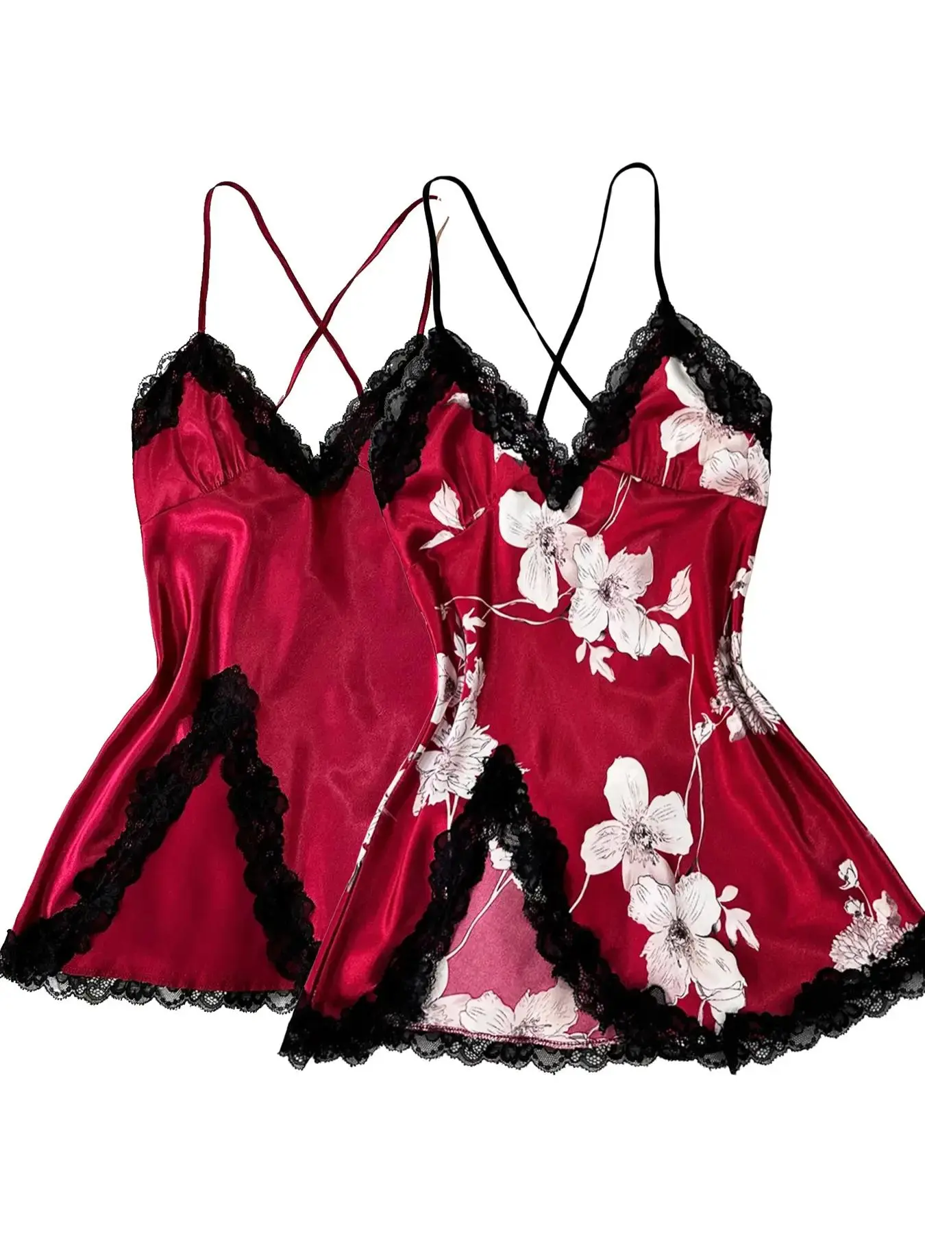 Red*1 pc+Burgundy*1 pc
