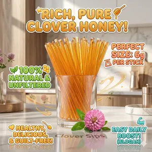 GloryBee 100 Piece Honey Stix Bag, Clover Blossom, 1.20 Pound