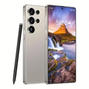 S25Ultra Android Smartphone, 6.8 Inch Dual 108MP+48MP Cameras, Long-Lasting 6800mAh Battery, Fast Charging, OTG Function, Facial Recognition Unlocking, Stylus, 12GB RAM +512GB ROM, 5G Network, Unlock Cellphone