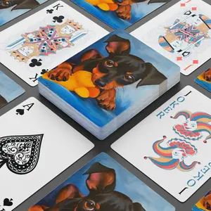 Cute Puppy Poker Playing Cards — Decorative Dog-Themed Card Deck for Game Nights & Gifts