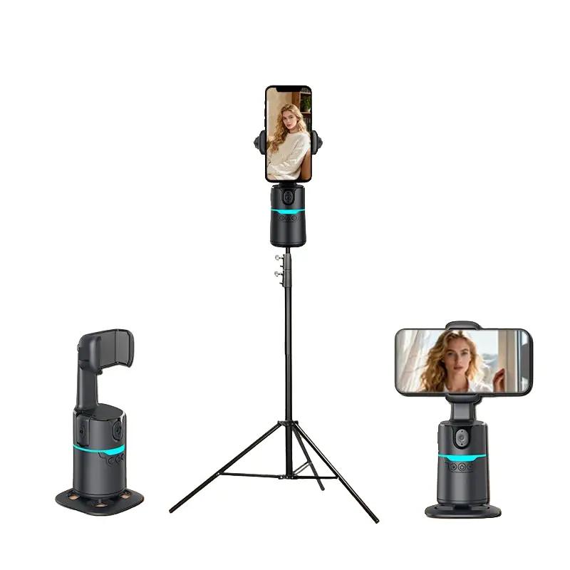 [Free Tripod] Face Tracking Selfie Stick with Fill Light, 360° Rotation Alloy Tripod for Android/IPhone, No App Required, 67" Adjustable Selfie Stick for TikTok/Vlog/Video/Live Steam [2026 Upgraded]