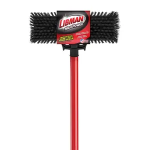Libman 13.5 in. W Steel Handle Heavy Duty Scrub Brush - Pack of 4