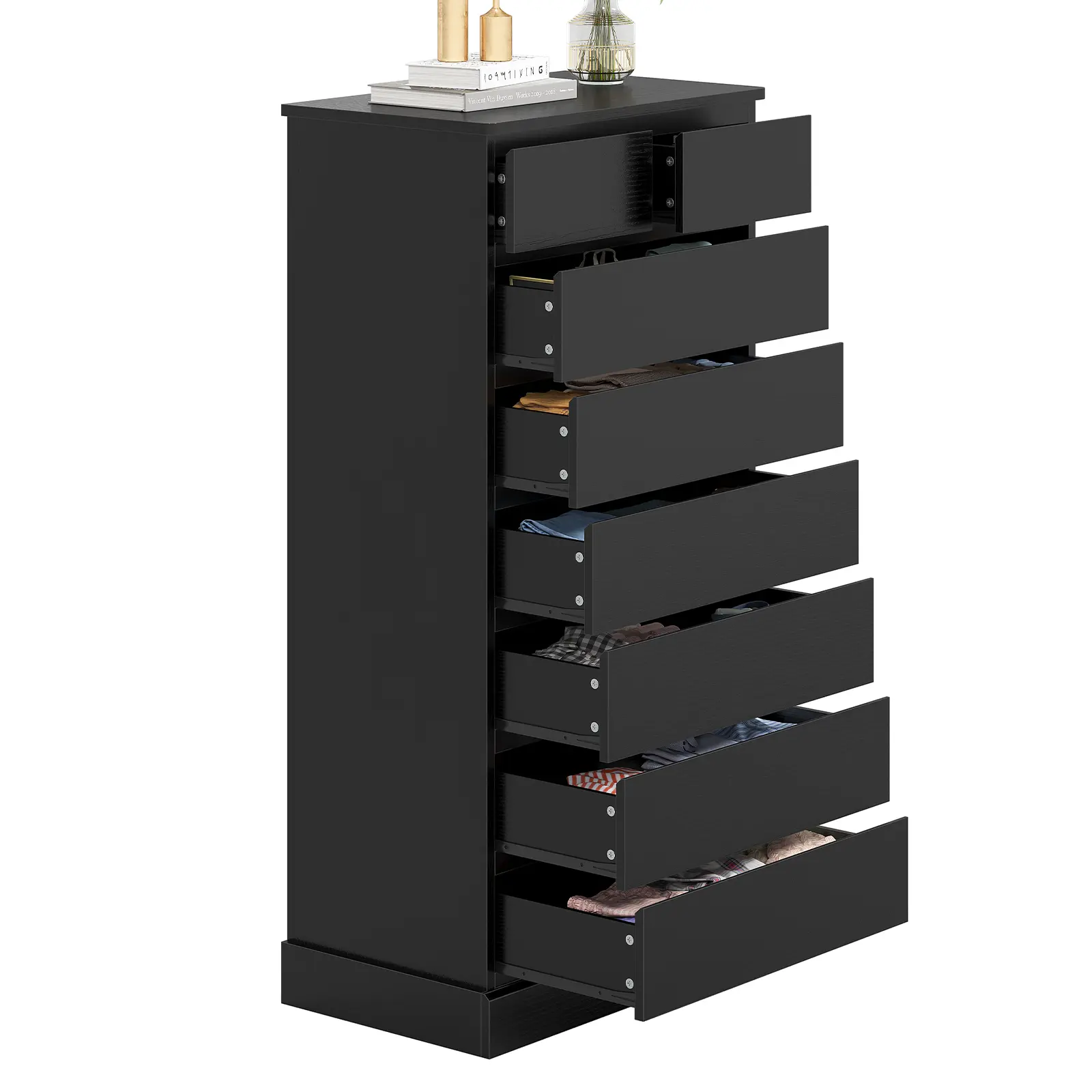 The Tall Dresser for Bedroom, 59.6'' High 8 Drawer Dresser, Modern Chest of Drawers Storage Organizer for Closet, Taller Clothes Storage Tower with Ample Storage Space Wood Wardrobe Cabinet - TikTok Shop The Tall Dresser for Bedroom, 59.6'' High 8 Drawer Dresser, Modern Chest of Drawers Storage Organizer for Closet, Taller Clothes Storage Tower with Ample Storage Space Wood Wardrobe Cabinet - TikTok Shop