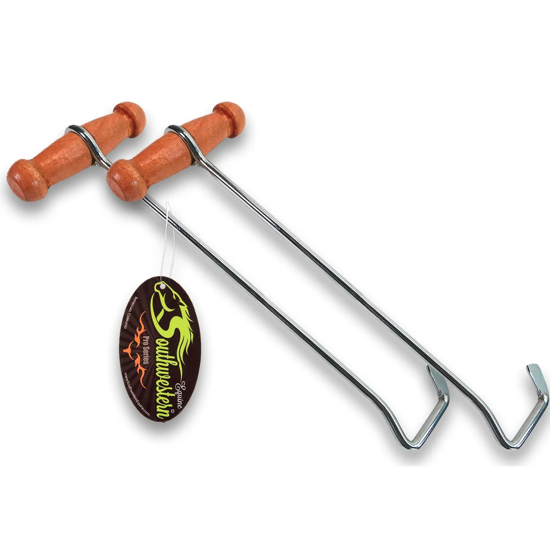 Durable Wooden Handle Metal Boot Puller Organiser - Convenient Multi-Hook Design, Steady Grip, Boot Loop Compatibility, Flat Ends, Wrap-Around Build, Back Pain Relief, Home Organization (Home Supplies Hooks & Rails), Convenient Hook, With Hooks