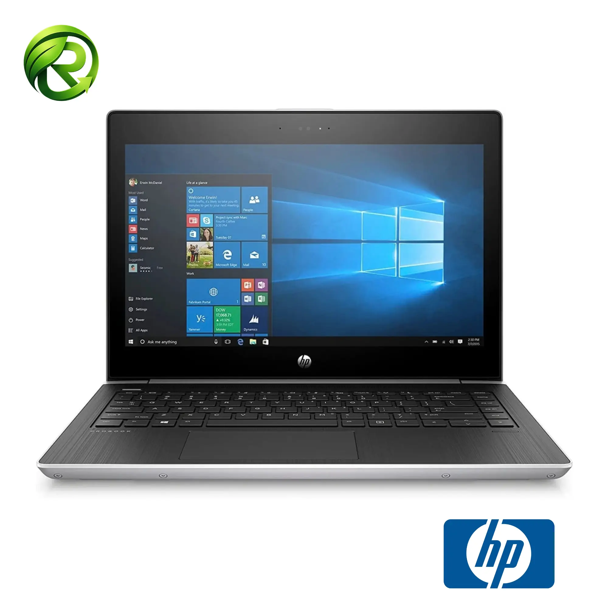 Refurbished HP ProBook 430 G5 Laptop 13.3" Intel Core i3-7100U 8GB RAM 128GB SSD Windows 11 – Very Good