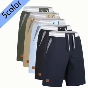 2026 Summer Hot-Selling Casual Shorts Men's Five-Point Shorts Summer Thin Breathable New Loose Ice Silk Quick-Dry Solid Color Sports Shorts