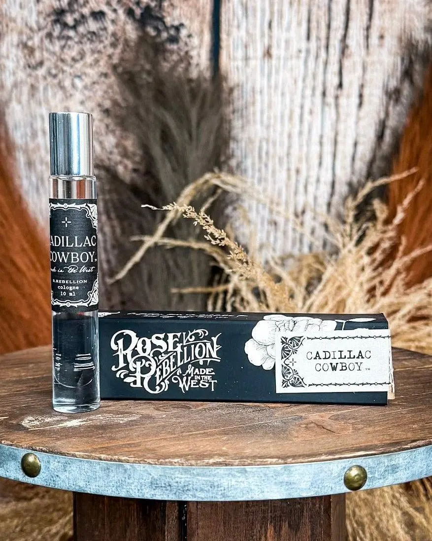 Unisex Concentrated Cadillac Cowboy Roll-On Cologne Oil, 10ml Hand-Mixed Long-Lasting Fragrance in Roll-On Bottle