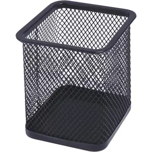 Wire Mesh Pen Holder for Desk, Pencil Cup Holder Desk Organizer for Office Supplies