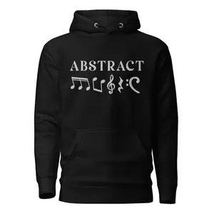 ABSTRACT MUSIC Embroidered Unisex Hoodie