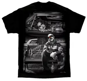Dreaming Casually Lowrider Homies Chicano Art David Gonzales DGA T Shirt vintage shirts