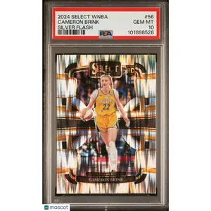 2024 Panini Select WNBA Cameron Brink Silver Flash Rookie #56 PSA 10 LA Sparks