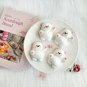 [Classic Squish Texture] taba squishy Couple bear , Fidgets Toy for Stress Relief & Fun – Perfect for Party, Birthday, Holiday & Christmas Gifts – Silicone Material [100g]