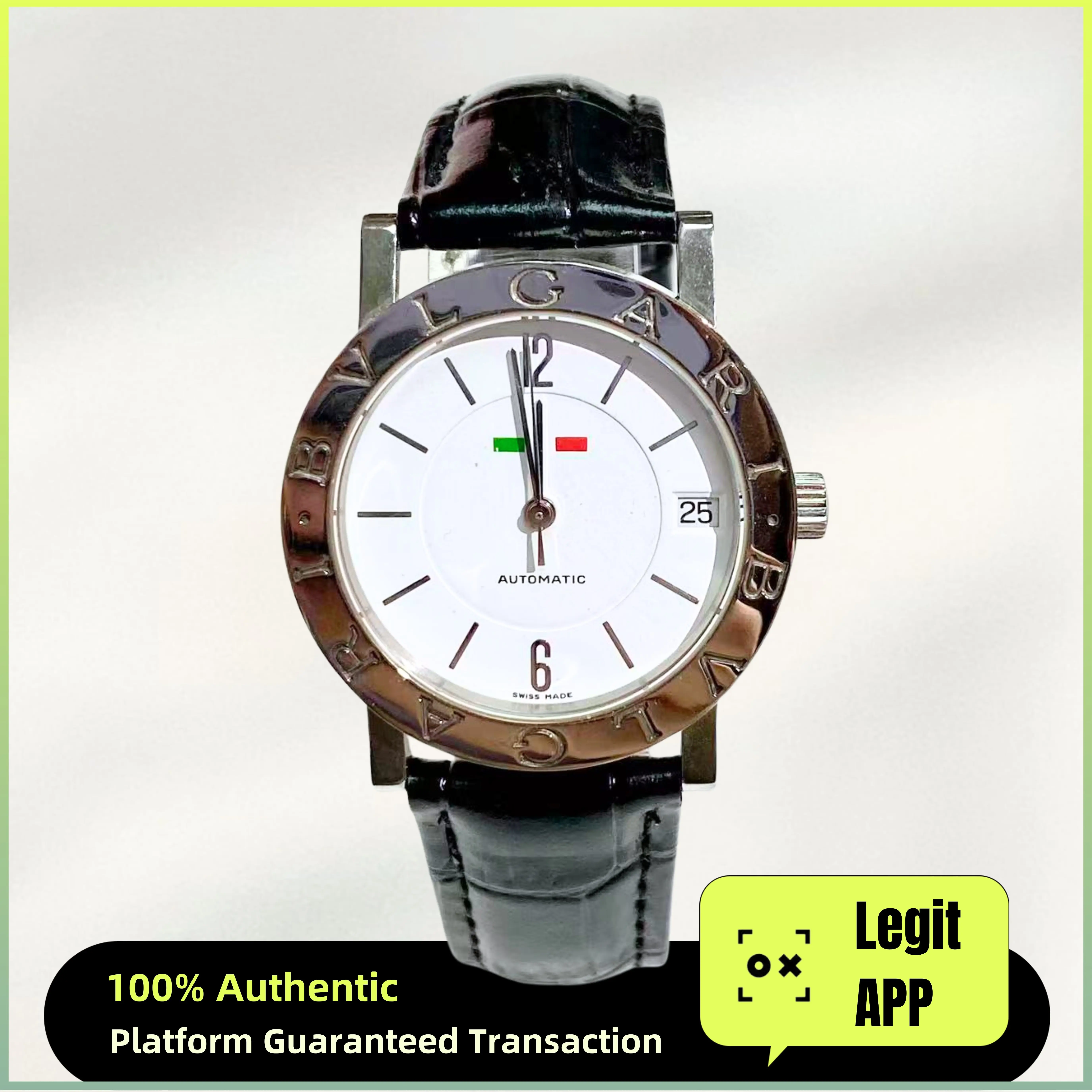 Bvlgari Vintage Automatic “Speacial Edition”Steel 33mm White Dial Ladies Watch 11912539