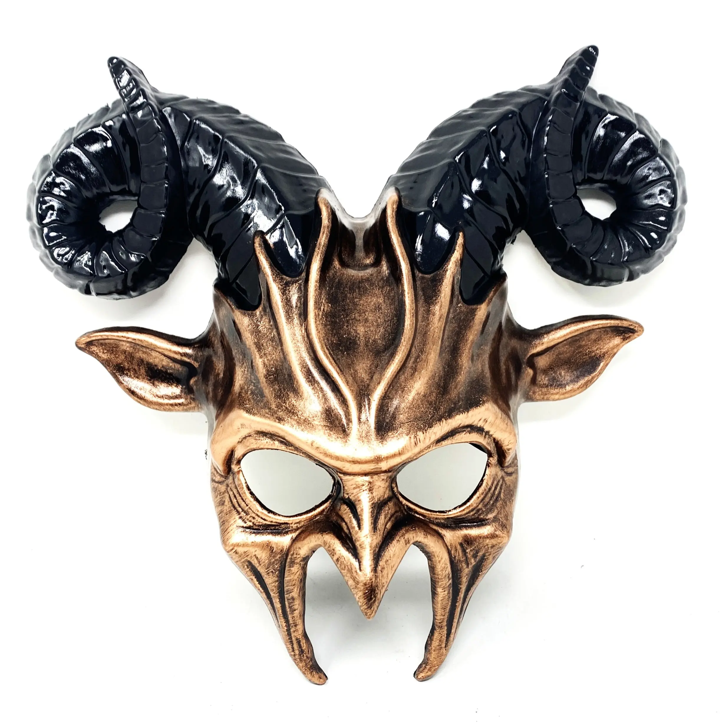 Krampus Ram Goat Masquerade Devil Horn Mask Demon Costume Masks For Halloween Party