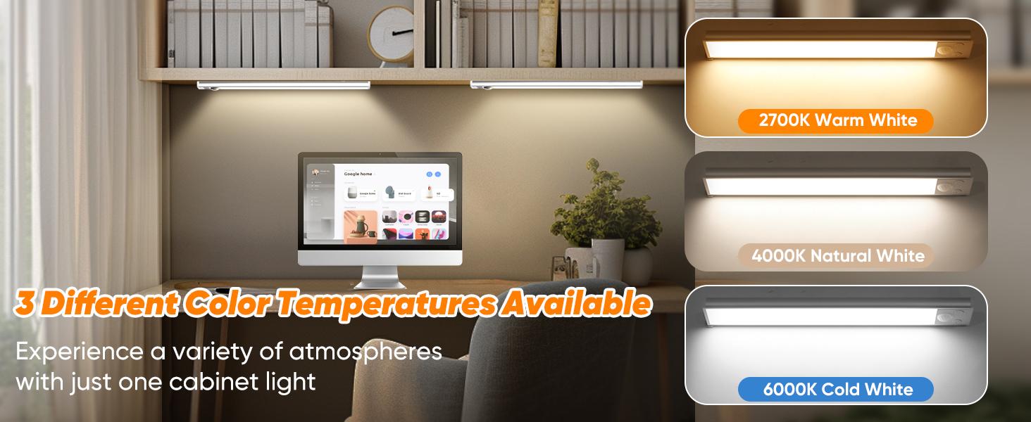 2 Pack Under Cabinet Light with Motion Sensor USB Rechargeable Battery Operated Magnetic Closet Kitchen Counter LED Strip Auto Shut-Off Eye-Care Gradual Brightness 2 Pack Under Cabinet Light with Motion Sensor USB Rechargeable Battery Operated Magnetic Closet Kitchen Counter LED Strip Auto Shut-Off Eye-Care Gradual Brightness