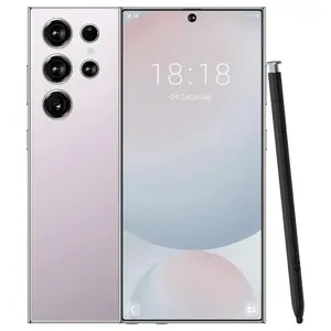 S24 Ultra 5G Unlocked Android Smartphone - Dual SIM, 6GB+256GB, Light Pink (Unbranded)