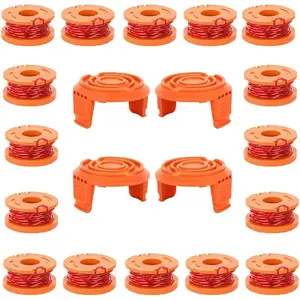 20 Pack WA0010 Replacement Spool for Worx Weed Eater String, Compatible with Worx String Trimmer,10ft 0.065" Trimmer Line Replacement Spool ,for Worx Trimmer spools