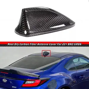 FOR 2022-25 SUBARU BRZ TOYOTA GR86 REAL CARBON FIBER SHARK FIN ANTENNA COVER CAP