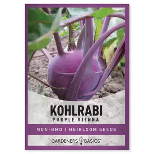 Purple Vienna Kohlrabi Seeds
