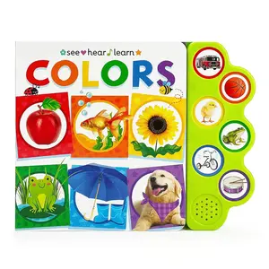 Colors Sound Book for Toddlers – See, Hear & Learn Interactive Learning Book (Board Book)