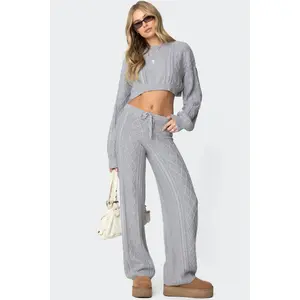 Kasey Cable Knit Pants