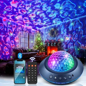 Galaxy Projector for Bedroom, White Noises &  Night Light Projector,360 Full Coverage Ceiling Projector Galaxy Light Projector,Remote Timer Night Sky Projector  Light Projector