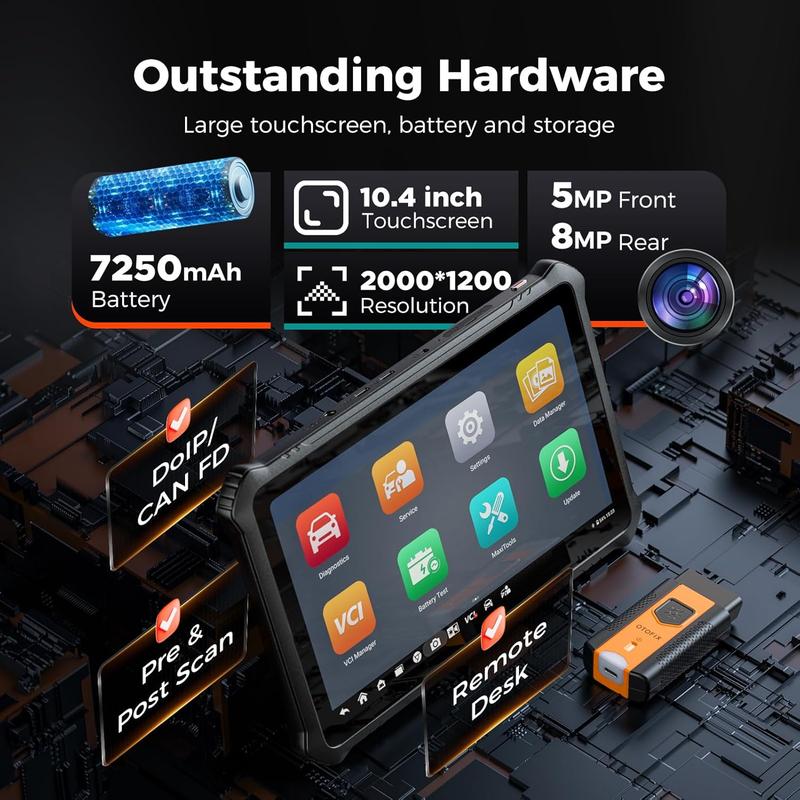 OTOFIX D1 PROS ECU Coding Diagnostic Scanner, Bi-Directional Scan Tool, 2 Years Updates, FCA Renault SGW, 5X AutoScan 2.0, 40+ Resets, CANFD DoIP, VAG Guided, All System Scan Tool, Upgraded of D1