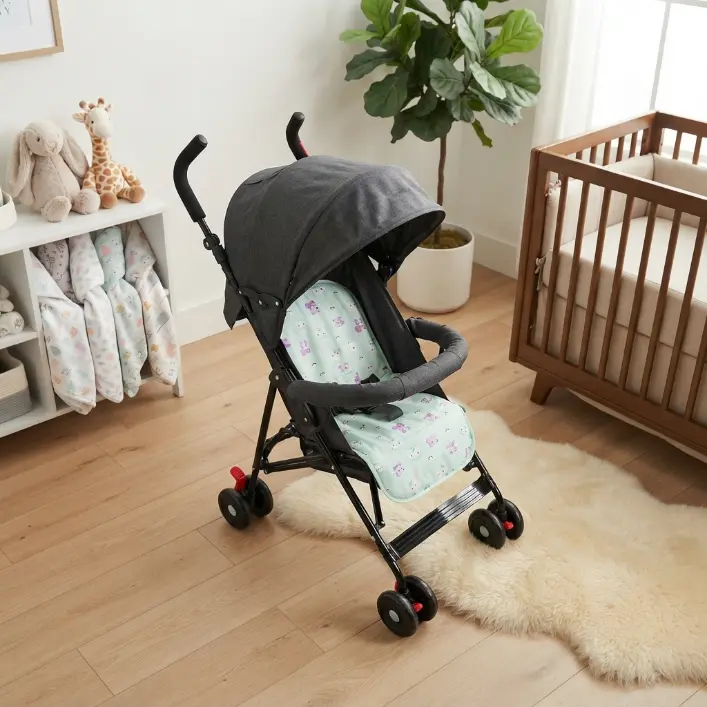 Ultralight Baby & Toddler Stroller - 1-Hand Folding, All-Terrain Wheels, Suitable for Travel & Everyday Park Use (Baby Travel Gear)