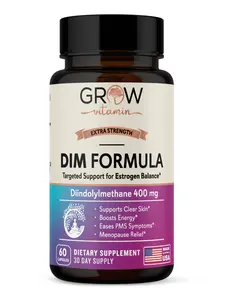 DIM Ultra Supplement 60ct, With Bioperine, Premium Hormonal Support Formula