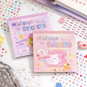 Mini Die-Cut Sticker Book, Sticker Packs, Summer Theme Stationery Journal Water Bottle Nail Decoration Stickers, 25 Sheets/bag, Fairy Tale Series, Creative Decoration