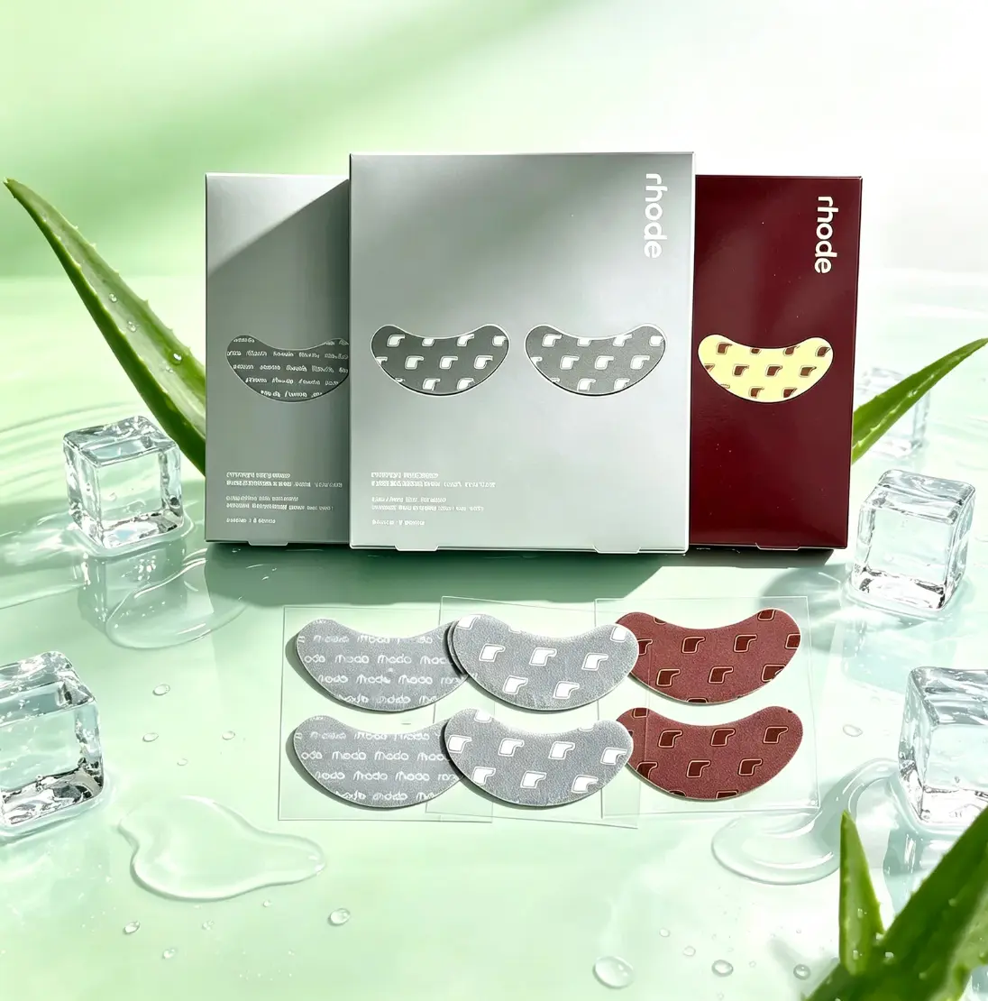 Rhode Peptide Under-Eye Gel Patches withCollagen, Hydrating Nourishing Treatment,Reduces Dark Circles, Puffy Lids & FineLines, Suitable for All Skin Types